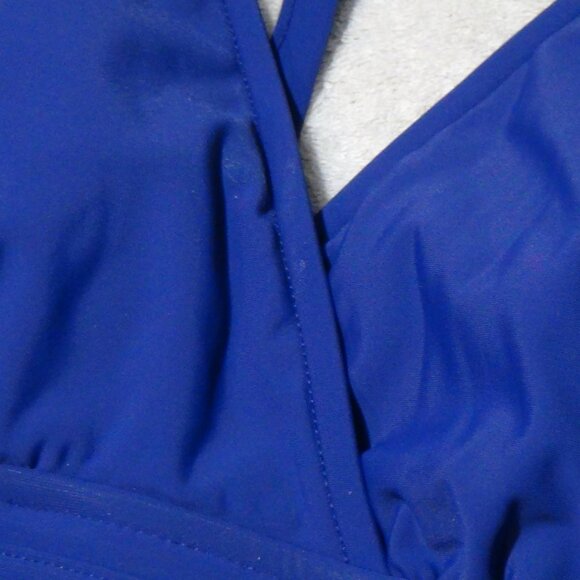 Aqua Green Women PURPLE UPF 50 Waist Detail Over the Shoulder One Piece Swim - Picture 9 of 14